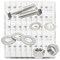 Boltsandnuts.Com Metric Class A4 Stainless Coarse Hex Cap Screws, Hex Nuts, Flat & Lock Washers - 2011 PCS Assortment Kit #531 - alternate 1